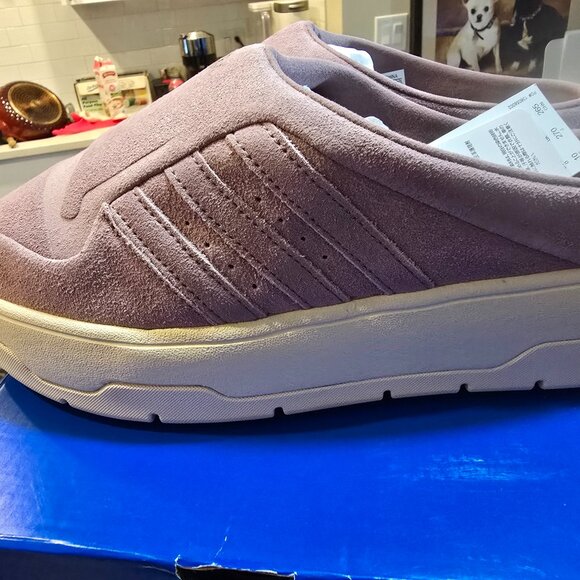 Adidas Originals Rivalry Platform Purple Mule Nubuck Leather Size 10 JH7983 NEW - Picture 1 of 14